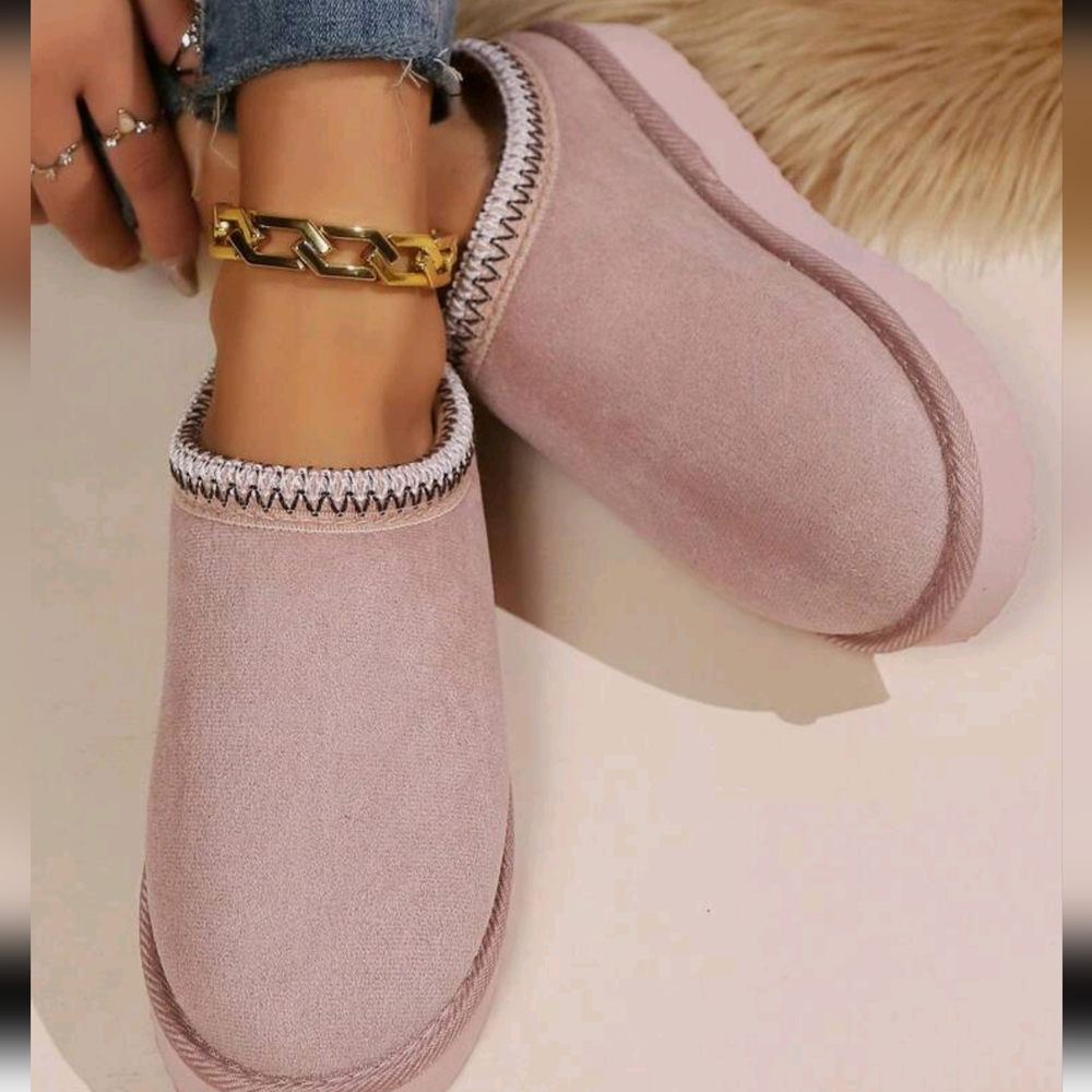 Women's Casual Daily Wear Snow Boots, Ladies' Slippers - Picture 2 of 7